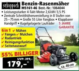 Norma scheppach Benzin Rasenmäher Angebot