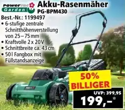 Norma Power Garden Akku-Rasenmäher PG-BPM430 Angebot