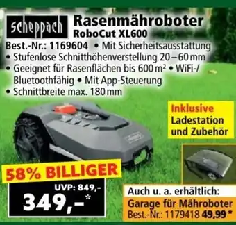 Norma Scheppach Rasenmähroboter Angebot