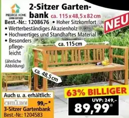 Norma 2 Sitzer Gartenbank Angebot