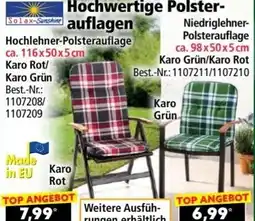 Norma Hochwertige Polster auflagen Angebot