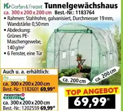 Norma Tunnelgewächshaus Angebot