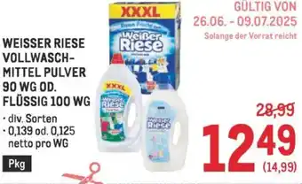 Metro Weisser riese vollwasch mittel pulver Angebot