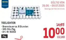 Metro Teelichter Angebot