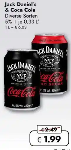 Travel FREE Jack Daniel's & Coca Cola Angebot