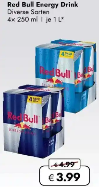 Travel FREE Red Bull Energy Drink Angebot