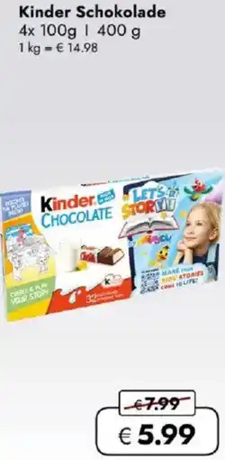 Travel FREE Kinder Schokolade Angebot