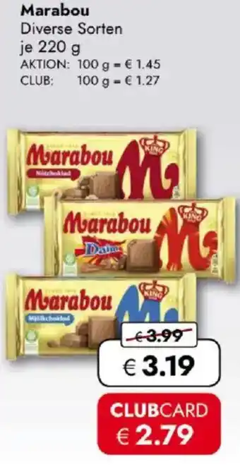 Travel FREE Marabou Angebot