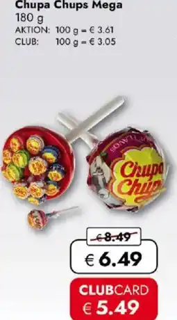 Travel FREE Chupa Chups Mega 180 g Angebot