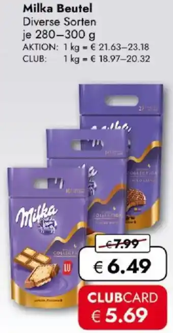 Travel FREE Milka Beutel Angebot