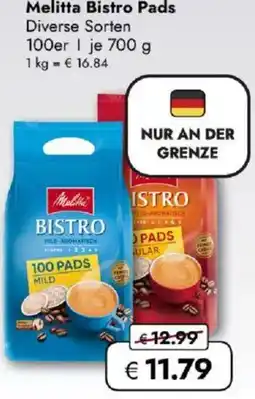 Travel FREE Melitta Bistro Pads Angebot