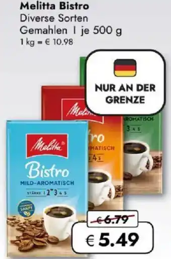 Travel FREE Melitta Bistro Angebot