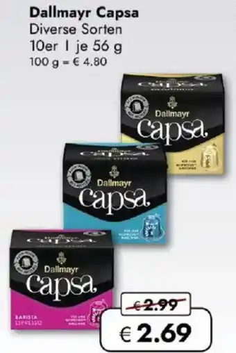 Travel FREE Dallmayr Capsa Angebot