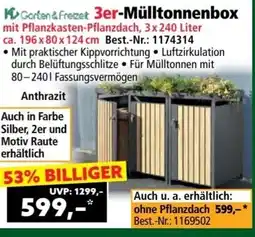Norma Garten & freizet 3er-mülltonnenbox Angebot