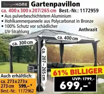 Norma Gartenpavillon Angebot