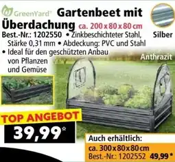 Norma GreenYard Gartenbeet mit Überdachung Angebot