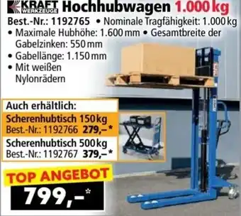 Norma KKRAFT Hochhubwagen Angebot