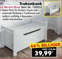 Norma Home & Living Truhenbank Angebot