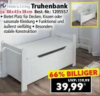 Norma Home & Living Truhenbank Angebot