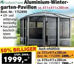 Norma Garten & Freizeit Aluminium Winter garten Pavillon Angebot