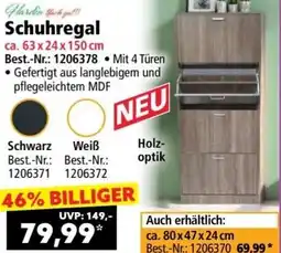 Norma Schuhregal Angebot