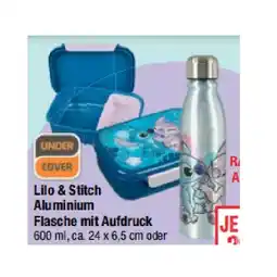 Maximarkt Lilo & Stitch Aluminium Flasche mit Aufdruck oder Brotzeitdose Maximarkt Angebot