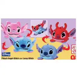 Maximarkt Spielzeug Plüsch Angel-Stitch oder Leroy-Stitch Leroy-Stitch Maximarkt Angebot