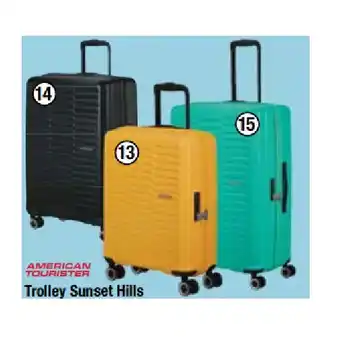 Maximarkt Trolley Sunset Hills ABS mit Metallic Textur Maximarkt Angebot