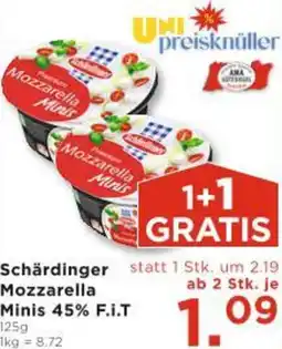 Unimarkt Schärdinger Mozzarella Minis Minis 45% F.i.T Angebot