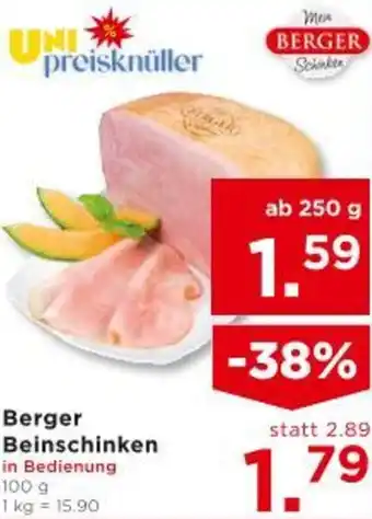 Unimarkt Berger Beinschinken Angebot