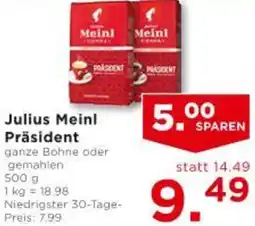 Unimarkt Julius Meinl Präsident Angebot