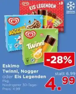 Unimarkt Eskimo Twinni, Nogger oder Eis Legenden Angebot