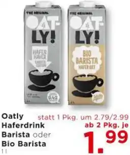 Unimarkt Oatly Haferdrink Barista oder Bio Barista Angebot