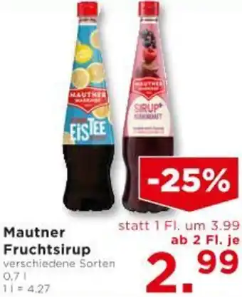 Unimarkt Mautner Fruchtsirup Angebot