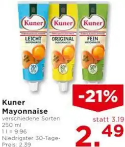 Unimarkt Kuner Mayonnaise Angebot