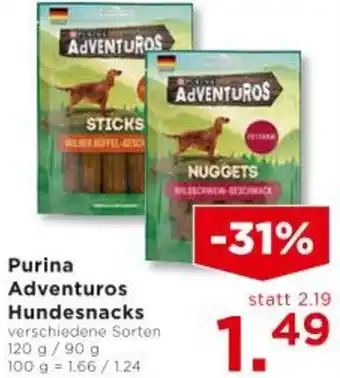 Unimarkt Purina Adventuros Hundesnacks Angebot