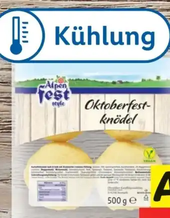 Lidl Alpenfest Oktoberfestknödel Angebot