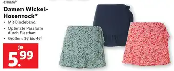 Lidl Esmara Damen Wickel-Hosenrock Angebot