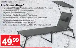 Lidl Livarno Home Alu-Sonnenliege Angebot