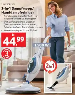Lidl SilverCrest Dampfmopp Handdampfreiniger Angebot