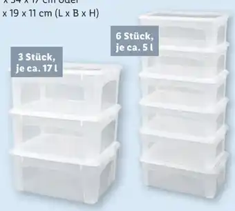 Lidl Livarno Home Aufbewahrungsboxen-Set Angebot