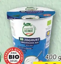 Lidl Ein Gutes Stück Heimat Bio Joghurt nach griechischer Art Angebot