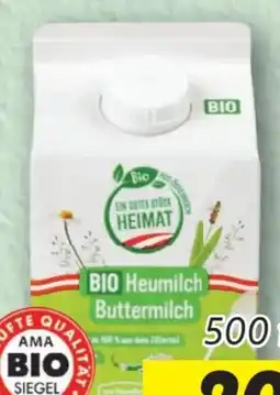 Lidl Ein Gutes Stück Heimat Bio-Heumilch Buttermilch Angebot
