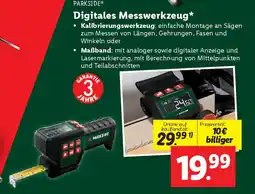 Lidl Parkside Digitales Messwerkzeug Angebot
