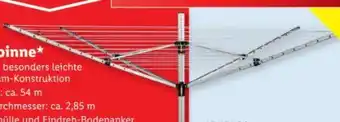 Lidl Livarno Home Alu-Wäschespinne Angebot