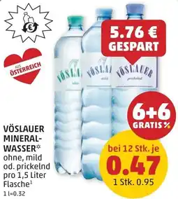 PENNY Vöslauer Mineralwasser Angebot