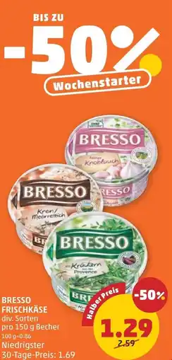PENNY Bresso frischkäse Angebot