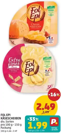 PENNY Fol Epi Käsescheiben Angebot