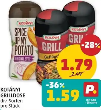 PENNY Kotányi Grilldose Angebot