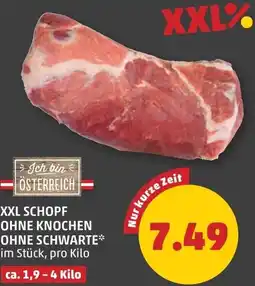 PENNY Xxl Schopf ohne knochen ohne schwarte Angebot